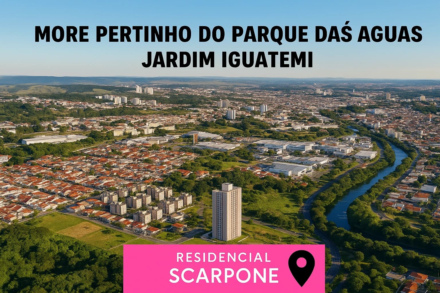 Apartamento 2 quartos no Jardim Iguatemi, próximo ao Parque das Águas em Sorocaba