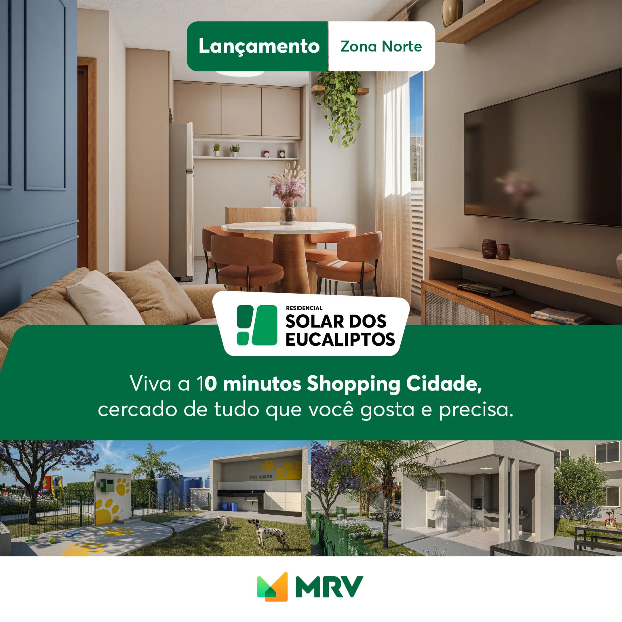 Residencial Solar dos Eucaliptos MRV próximo a Itavuvu