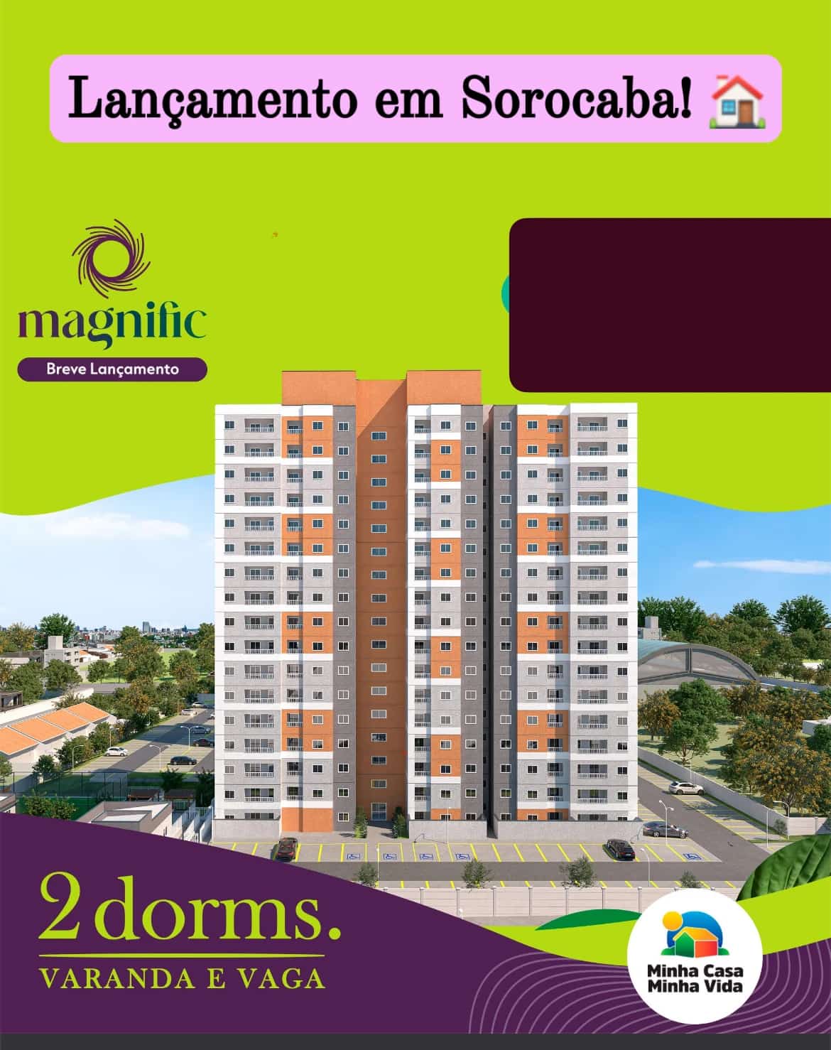 Residencial Magnific lançamento no Jardim Califórnia em Sorocaba